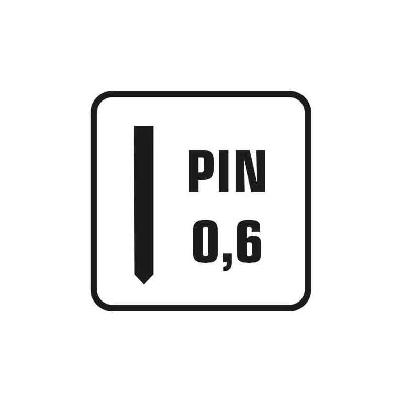 PIN Ø 0,6 SIN CABEZA